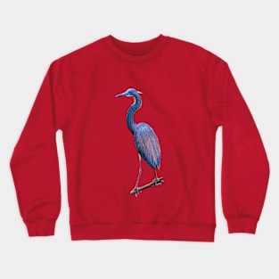 Tri Coloured Heron Crewneck Sweatshirt